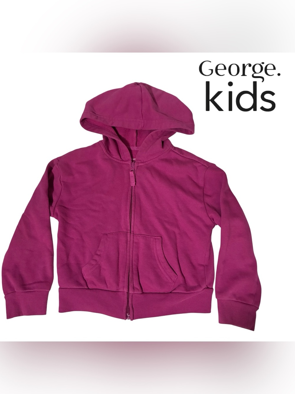 PINK ZIP UP HOODIE GIRL’S SWEATER
